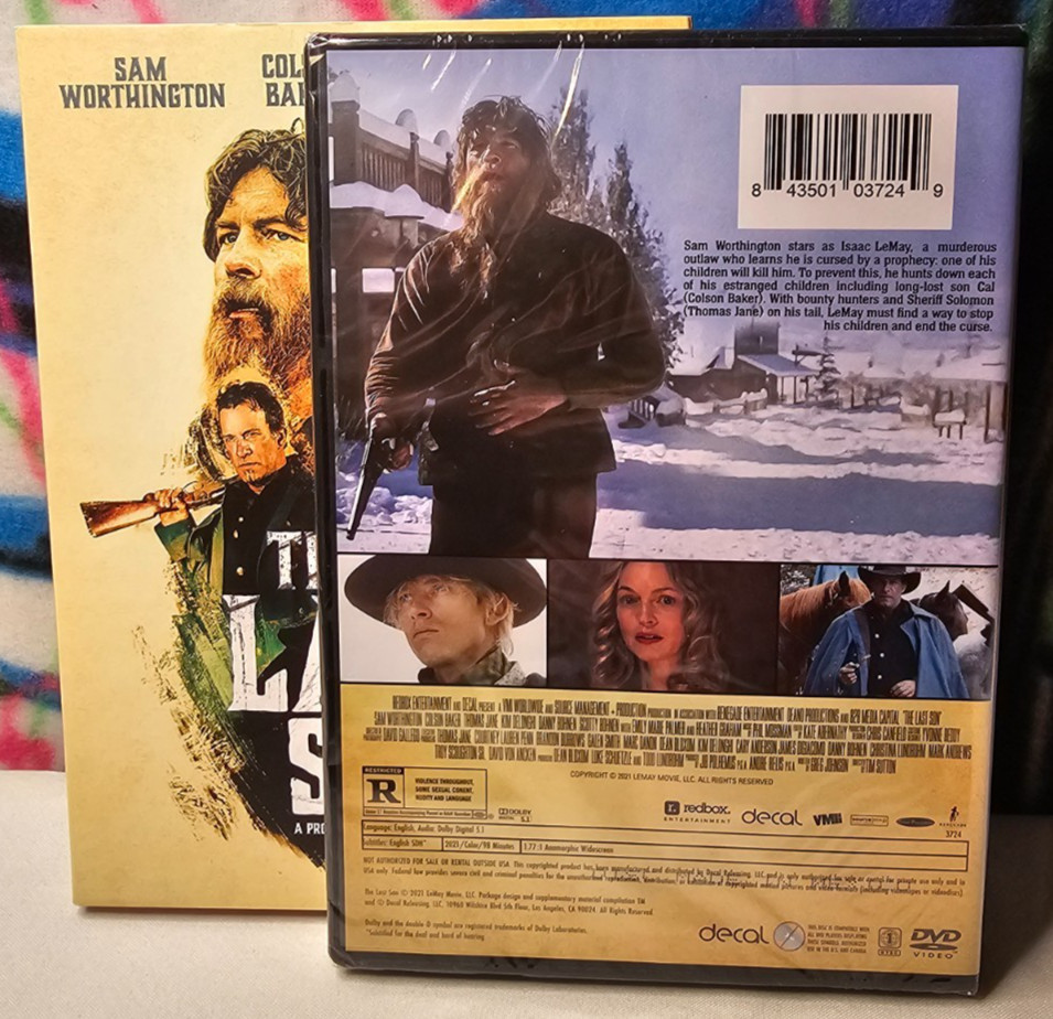 The Last Son (DVD, 2021) With Slipcover Sam Worthington, Machine Gun Kelly