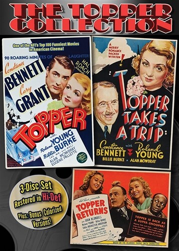 THE TOPPER COLLECTION New 3 DVD Topper + Topper Takes a Trip + Topper Returns