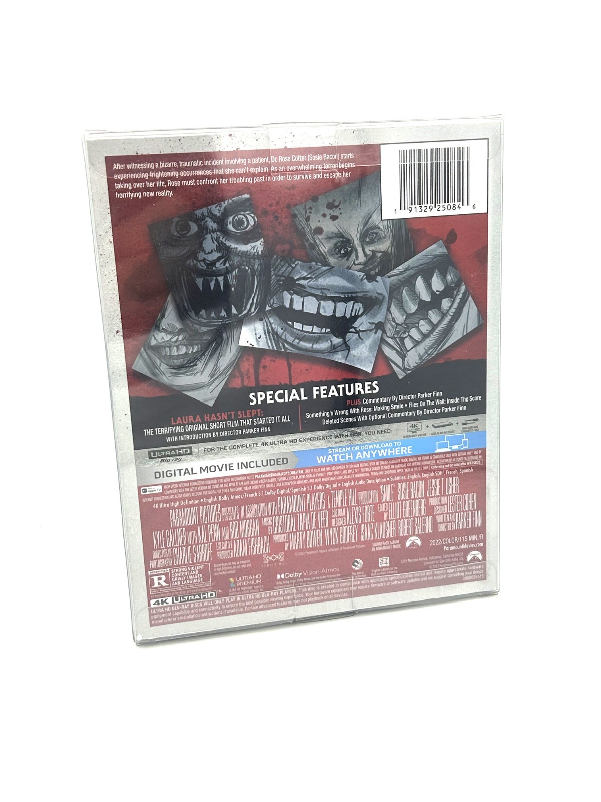 Smile (4K UHD Blu-ray) Limited Edition Steelbook w/ Slipcover & Protector