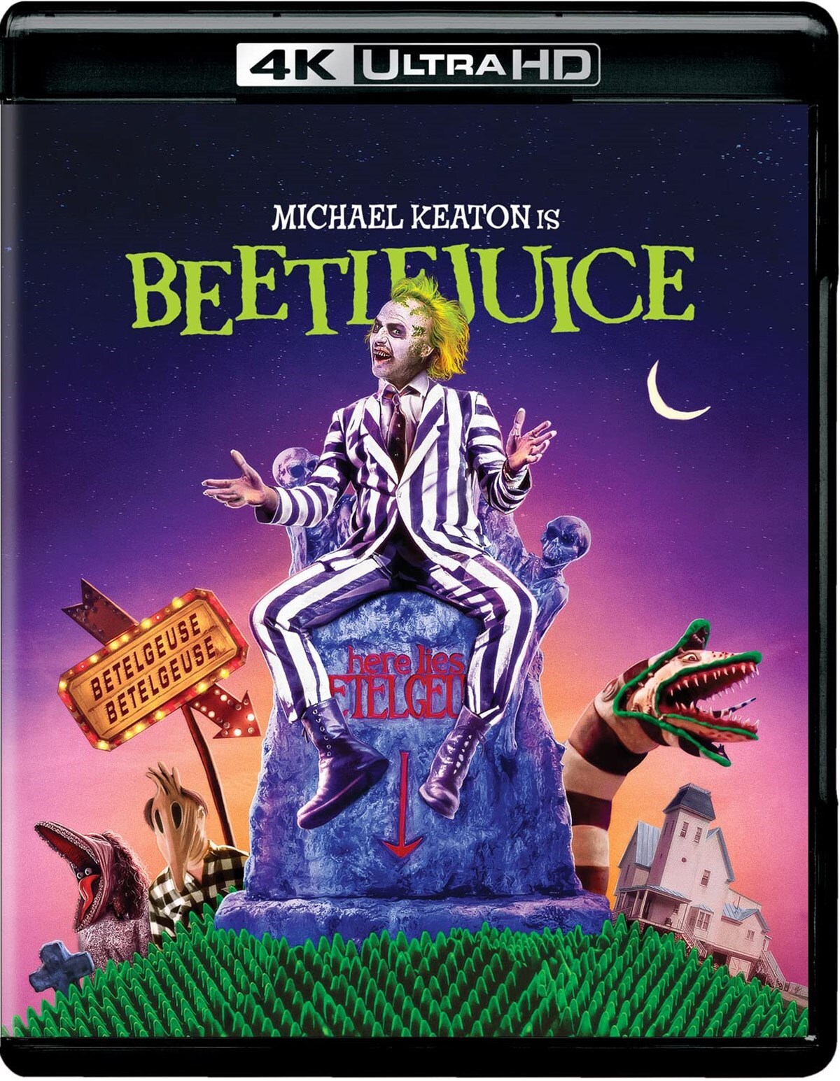 Beetlejuice 4K UHD Blu-ray Michael Keaton NEW