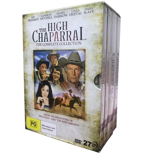 The High Chaparral Complete Series Seasons 1-4 (27-Disc DVD) Free Ships & Sealed