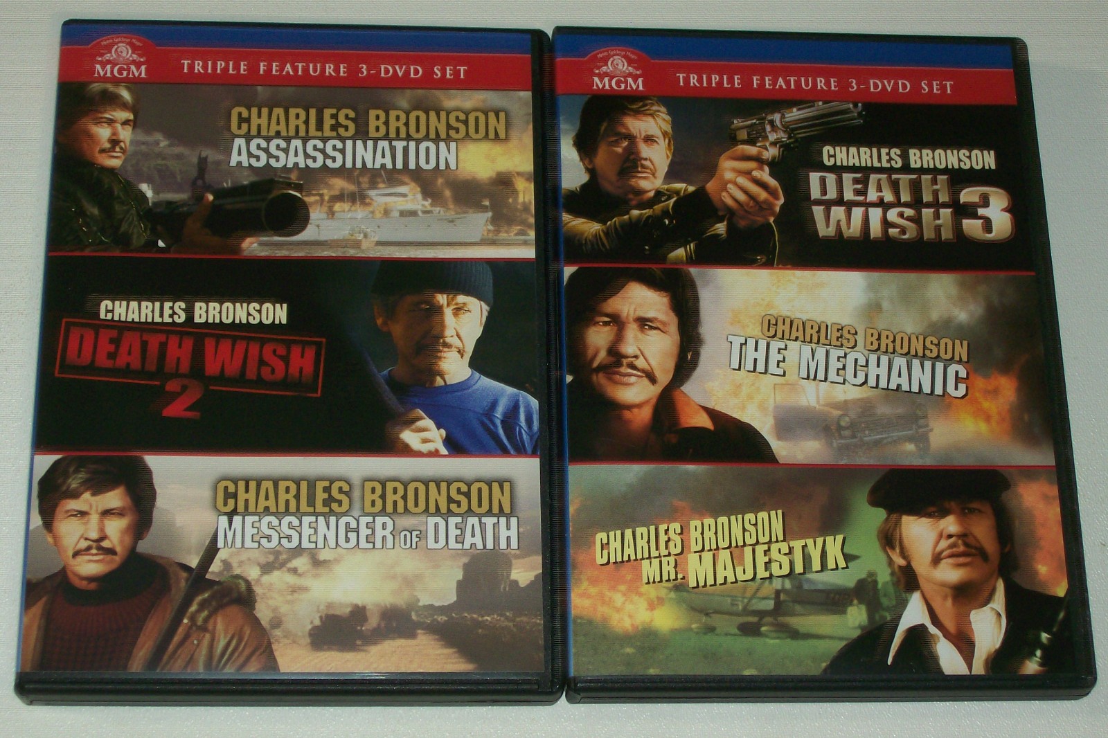 Charles Bronson: 6 Movie Collection (DVD, 2012 MGM, 6 Disc Set) Charles Bronson