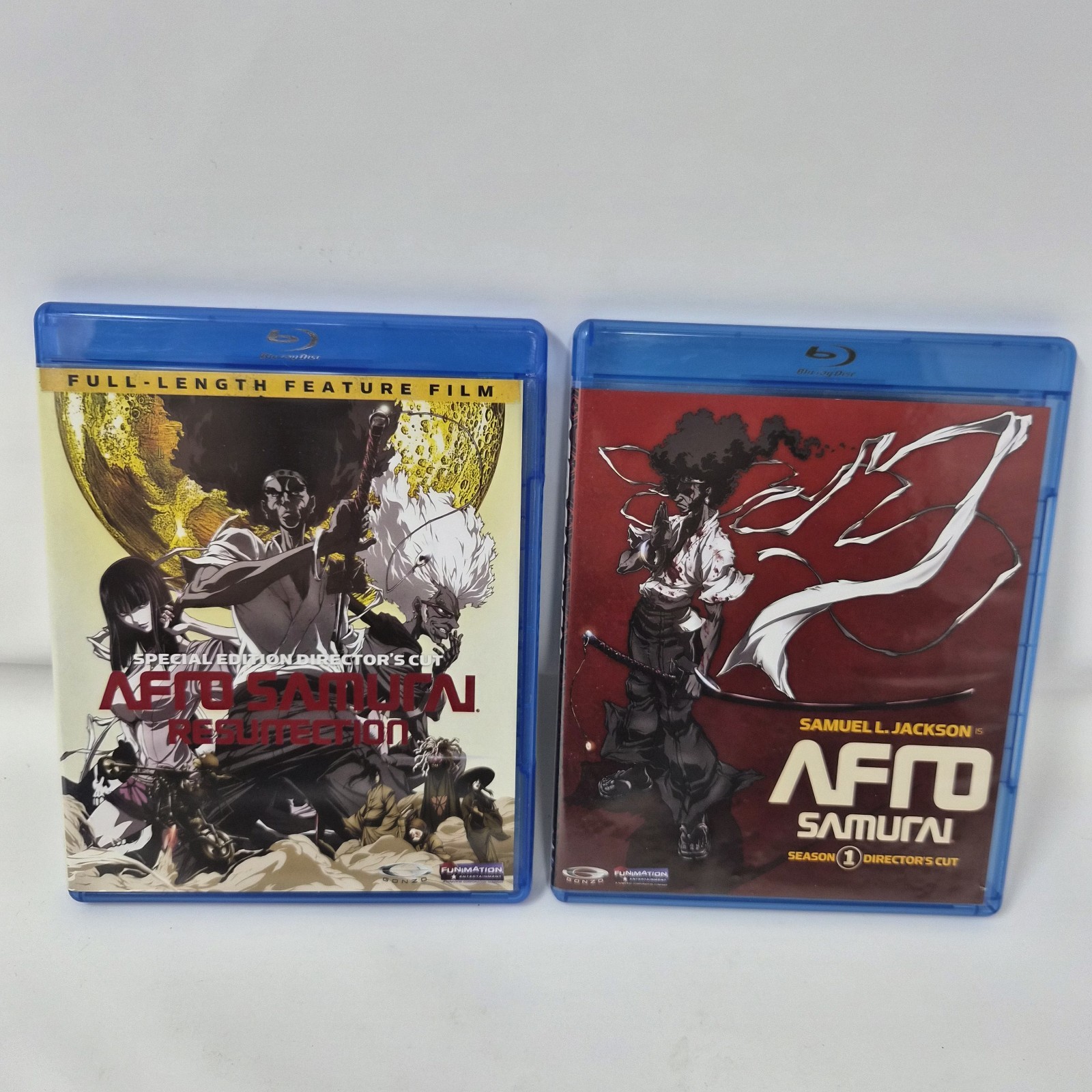 Afro Samurai Blu-ray Lot – Season 1 and Resurrection – Tested