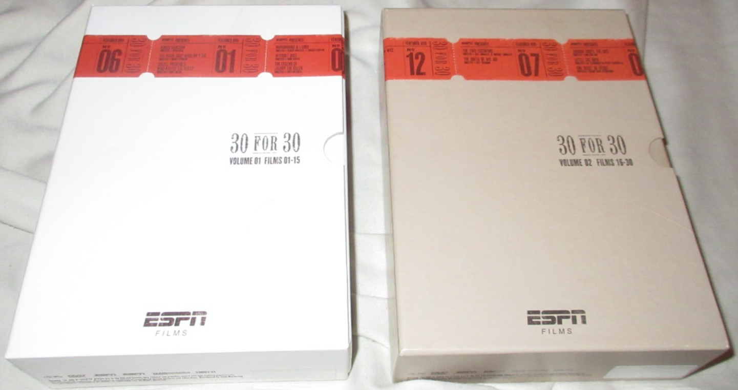 ESPN Films 30 For 30 DVD’s 12-Discs Complete Volumes 01+02 Sports Documentary