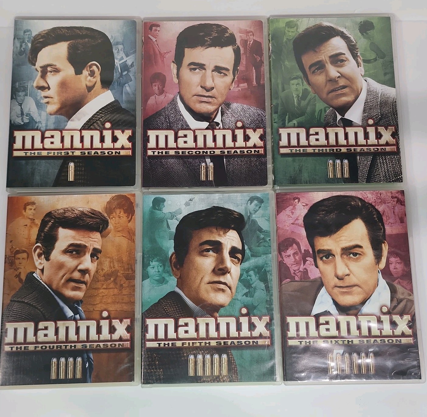 2008-2012 Paramount Viacom Mannix TV Series DVD Seasons 1-6 CBS Mike Conners