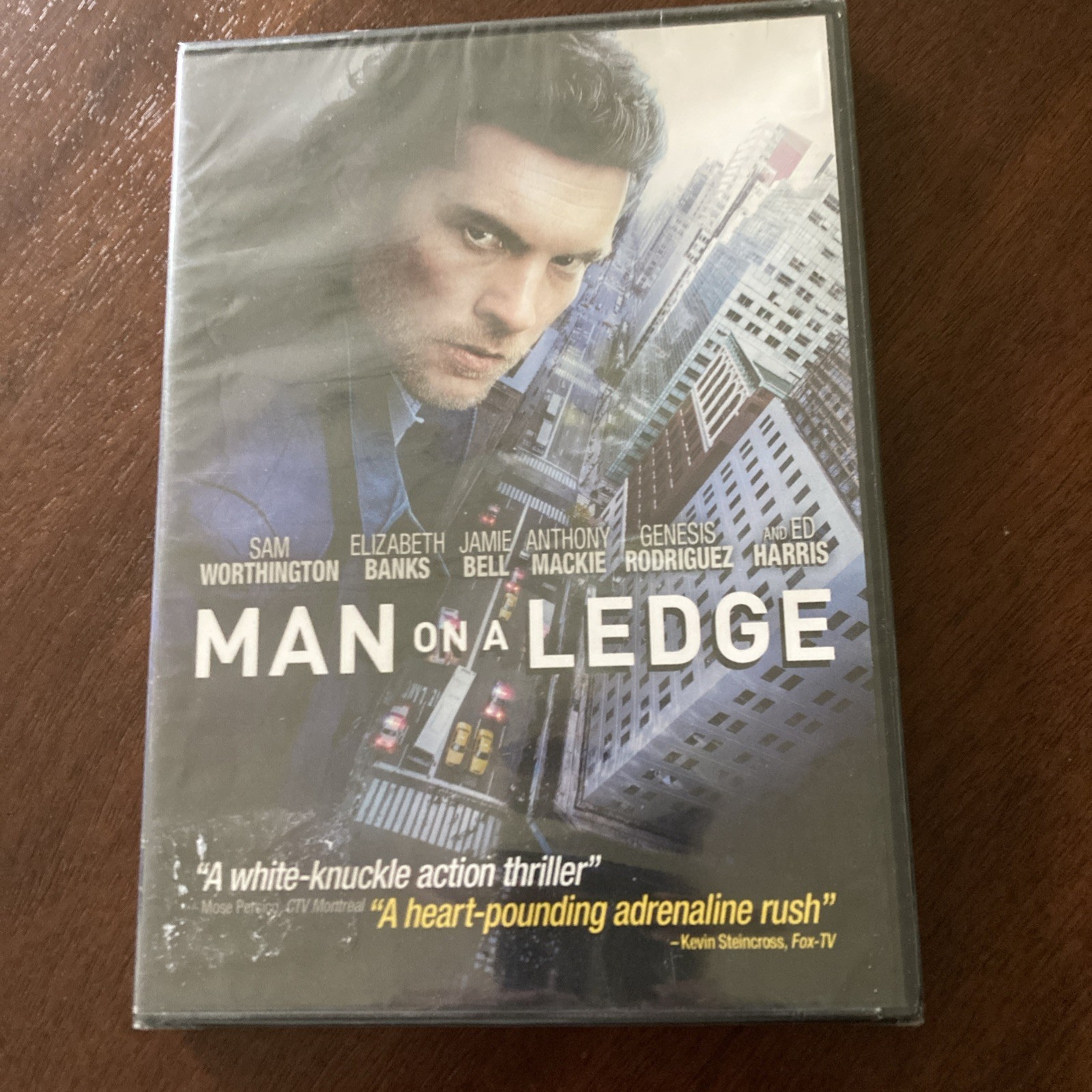 Man On A Ledge DVD~Sealed~Sam Worthington~NEW/SEALED