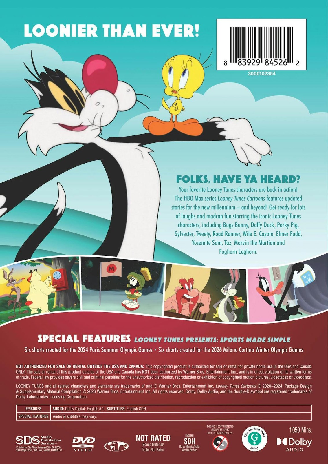 Looney Tunes Cartoons The Complete Series DVD NEW