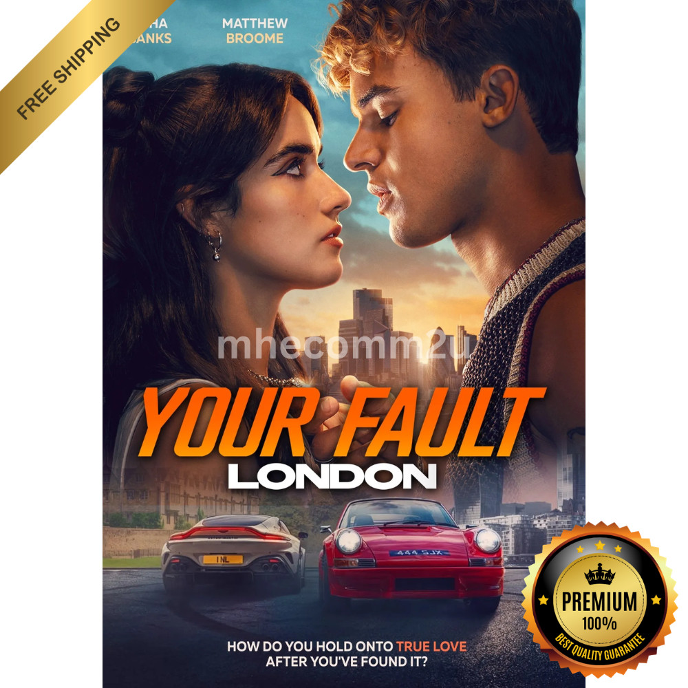 Your Fault: London 2026 Romance Movie DVD Full HD Audio Eng All Region Free Ship