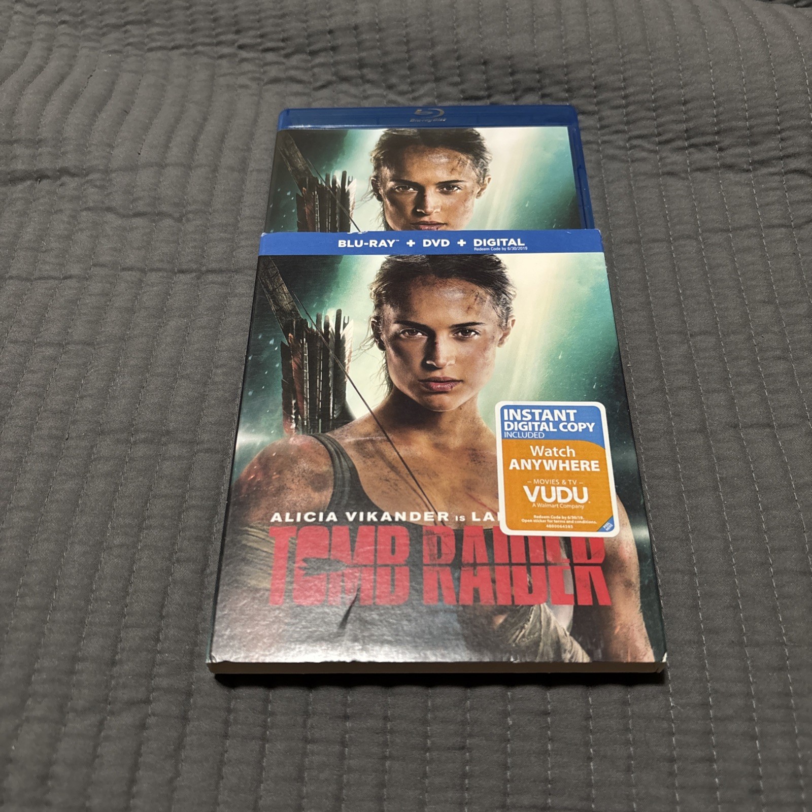 Tomb Raider Blu Ray Alicia Vikander With Slipcover – Lara Croft