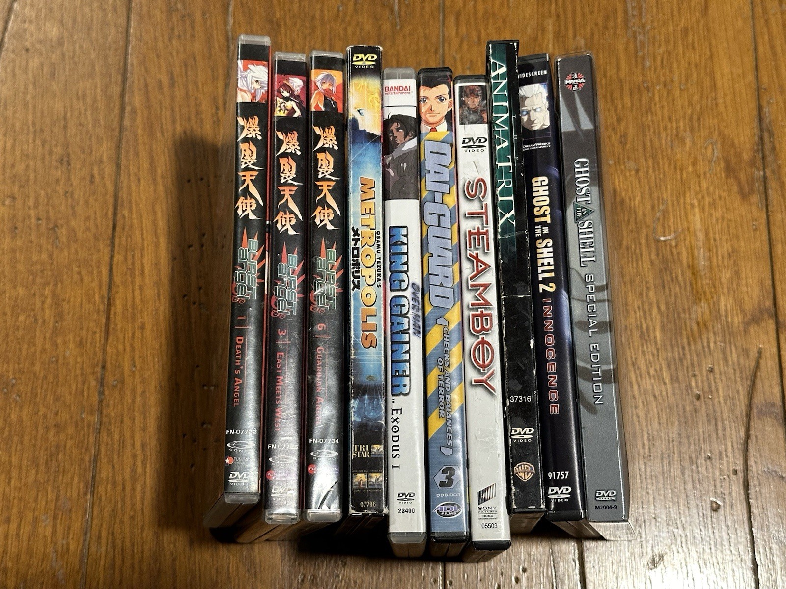 Anime DVD Lot – Ghost In The Shell Special, Burst Angel, Metropolis – Tested