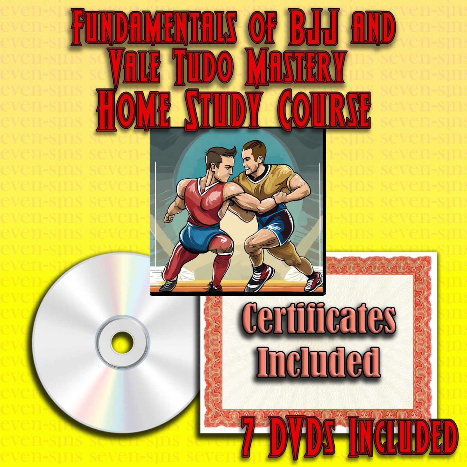 Home Study Course – Fundamentals of Brazilian Jiu Jitsu (DVDs + Certificates)