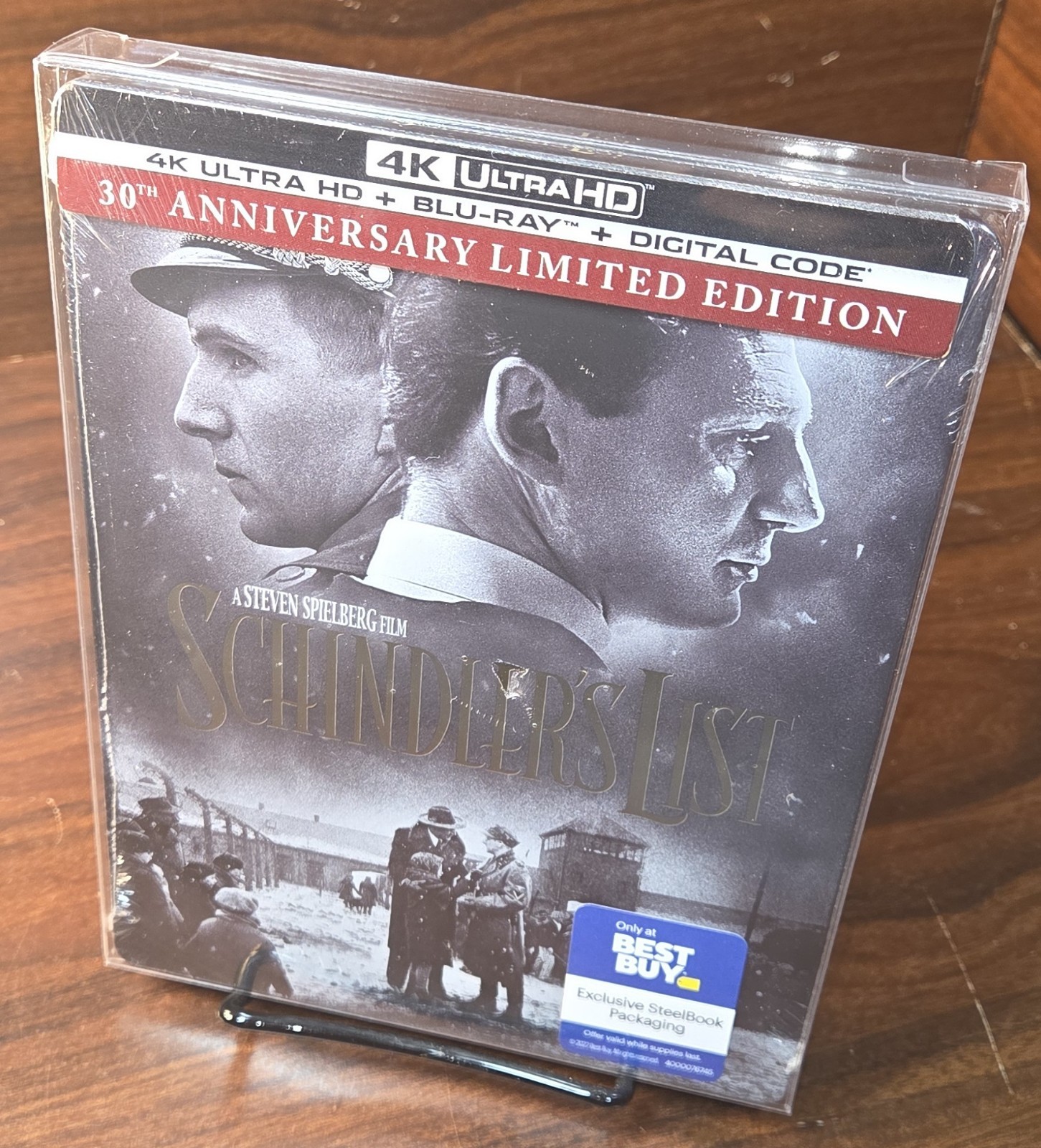Schindler’s List 4K STEELBOOK-NEW (Sealed)w/PROTECTIVE SLEEVE-Free Box Shipping