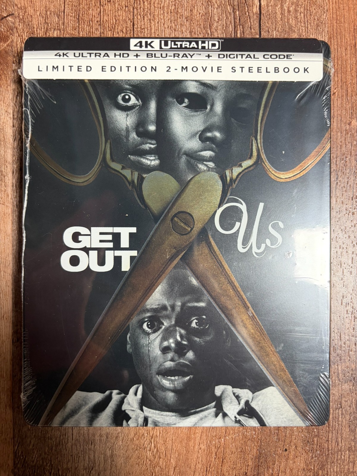 Get Out + Us w. Steelbook (4K UHD + Blu-ray + Digital, 2017-2019, Region Free)