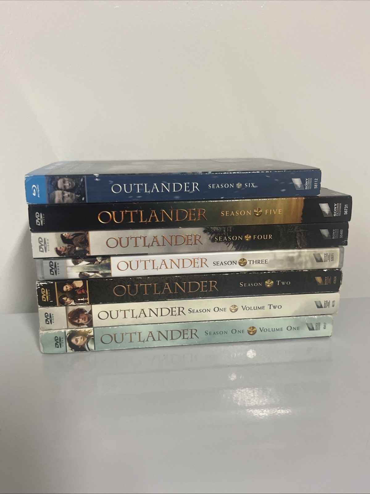Outlander Seasons 1-6 Lot of DVD’s Historical Fantasy Drama Adventure Romantic