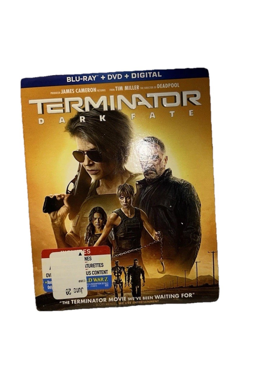 * New Terminator Dark Fate {Blu-Ray+DVD} Arnold Schwarzenegger [R]
