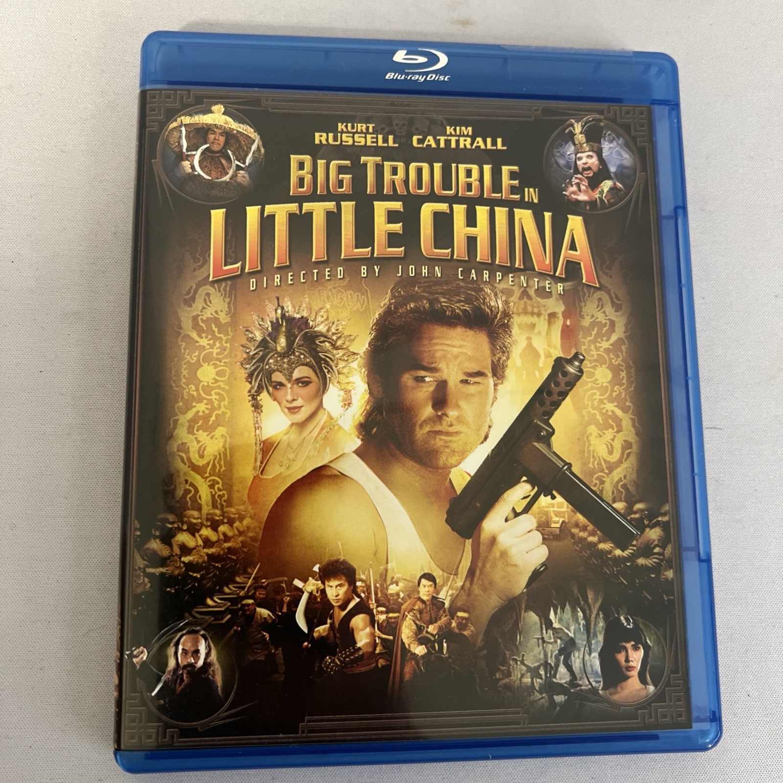 Big Trouble In Little China (1986, Blu-Ray) With Case, Tested OOP DVD