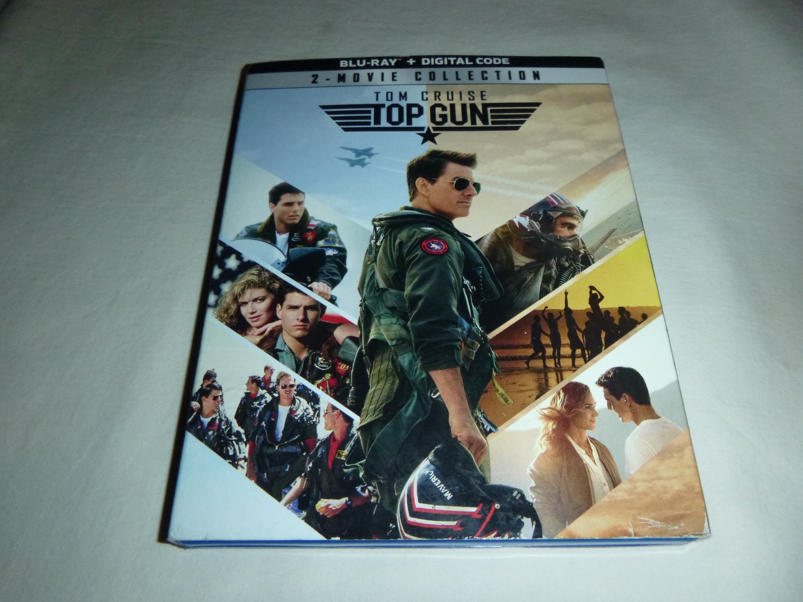 TOP GUN 1 & 2 Blu-ray 2-Movie Collection Maverick Tom Cruise NO DIGITAL CODE